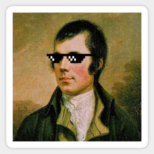 Robert Burns Rabbie Burns Burns Night Sticker